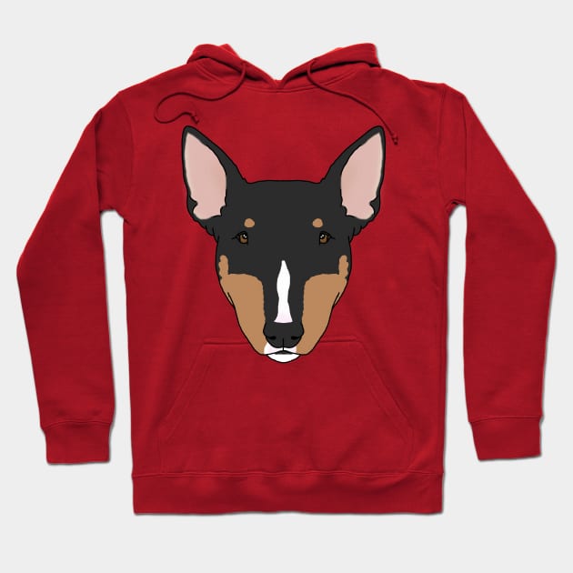 Bull Terrier Hoodie by childofthecorn